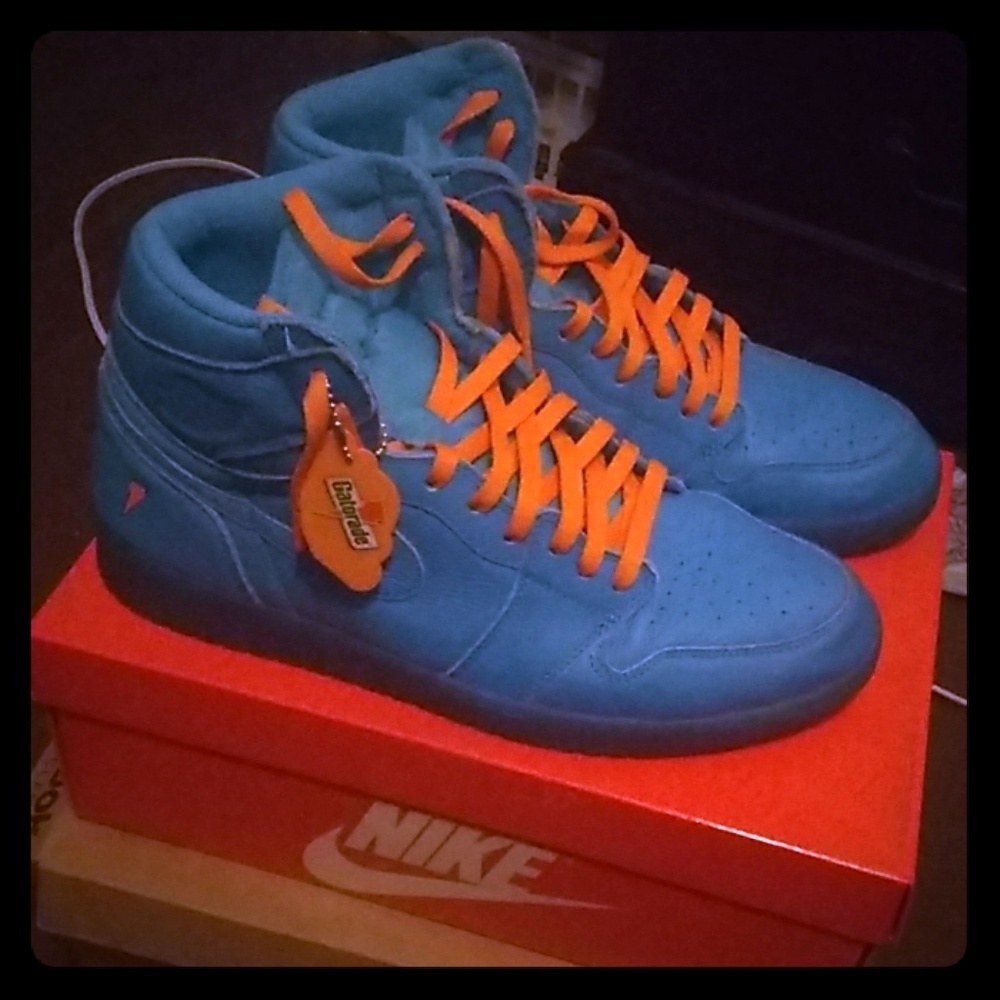 Jordan 1's Gatorade Blue